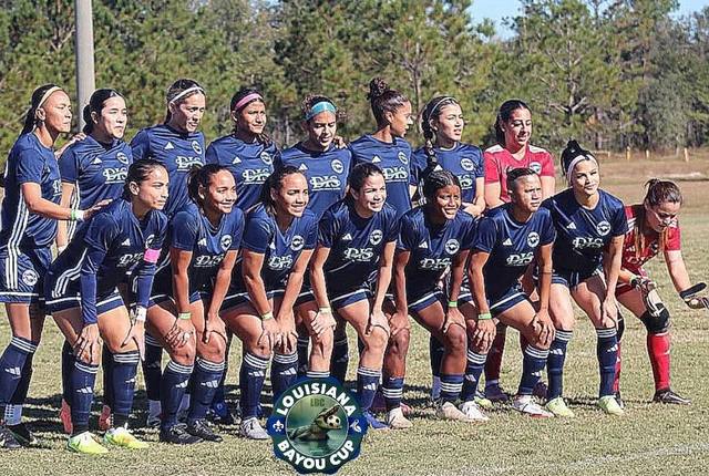 Equipo femenil en la Louisiana Bayou Cup