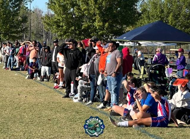Afición en la banda en la Louisiana Bayou Cup